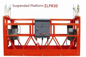 10m powered aluminum rope suspended platform ZLP1000 single phase 2 * 2.2kw