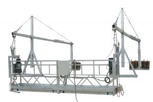 moveable safety rope suspended platform ZLP500 with rated capacity 500kg