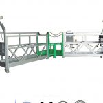 1.8kw zlp800 high rise electric hoist lifting rope suspended platform for construction