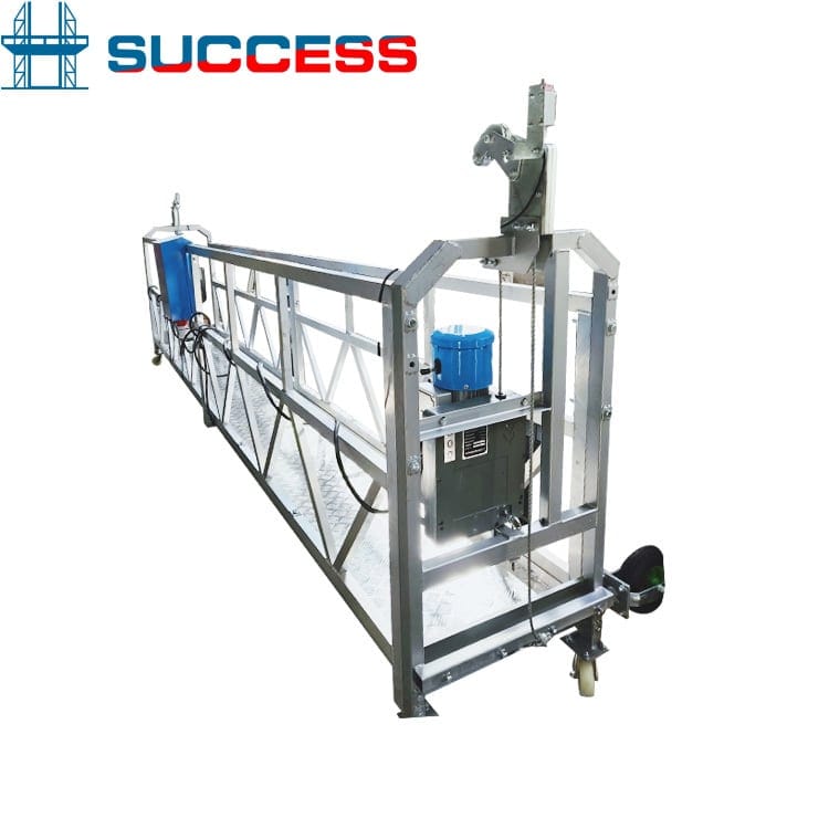 Aluminum suspended platform