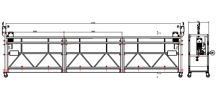 ZLP suspended platform systems