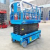 Battery powered 220V mobile electric self-propelled hydraulic scissor lift platform table with good price - Pilt 2